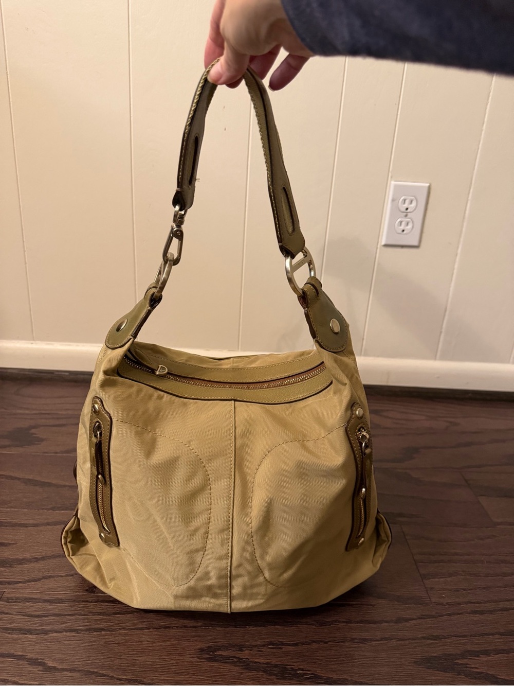 Tumi Women's Khaki Shoulder Hobo Bag